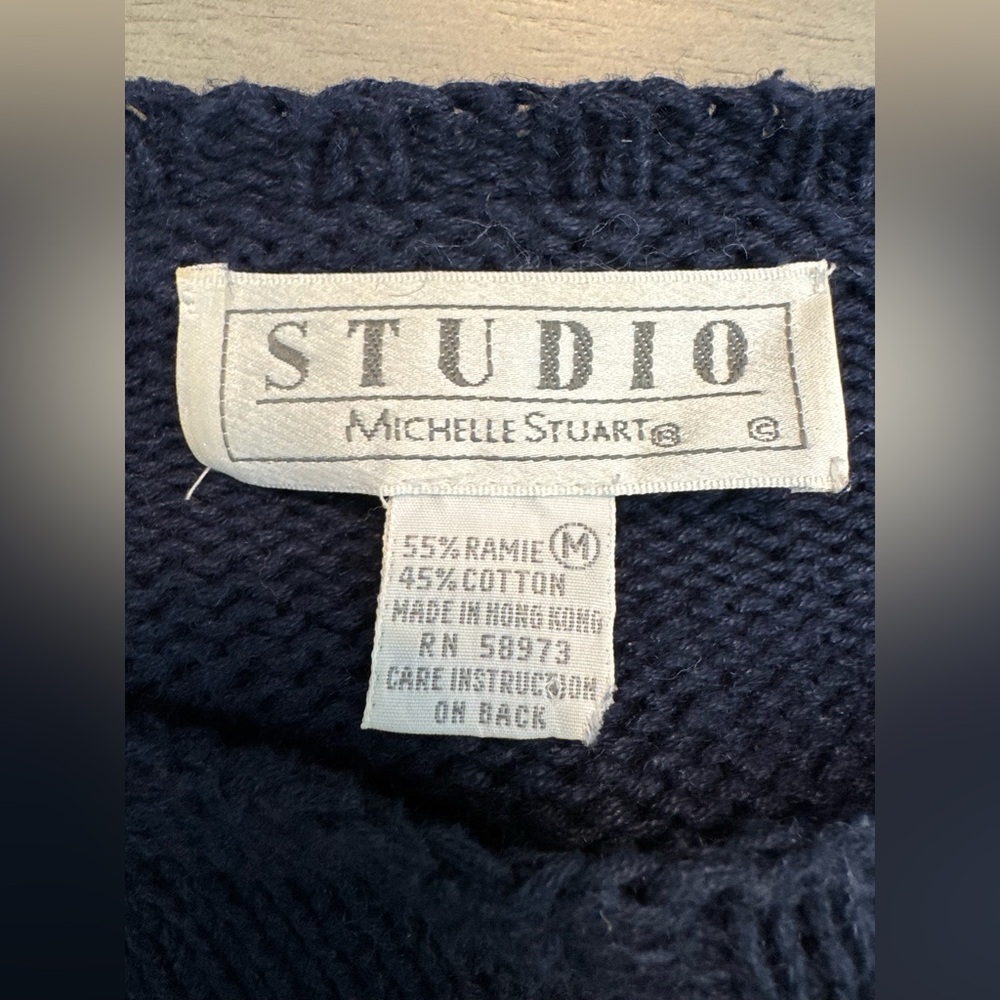 Michelle Stuart Multicolor Equestrian Sweater - image 7